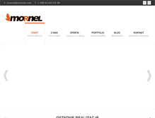 Tablet Screenshot of mornel.com